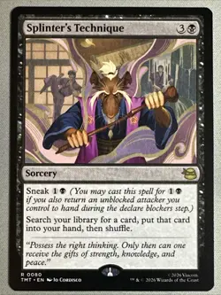 MTG / Splinter's Technique / TMT / #80 / Regular / Rare / NM - Image 1