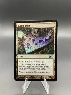 Buried Ruin Core Set 2012 (M12) Foil MTG #224 MP/HP - Image 1