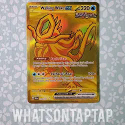 Pokemon Card Walking Wake Ex 178/131 Secret Rare SV Prismatic Evolutions LP - Image 1