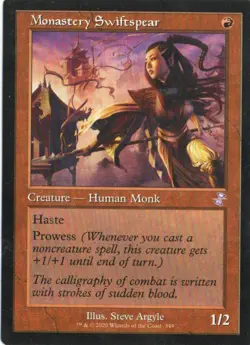 MTG TIME SPIRAL REMASTERED RETRO MONASTERY SWIFTSPEAR - Image 1