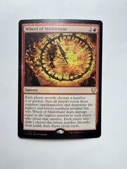 Wheel of Misfortune Commander Legends Rare Foil Red Sorcery English MTG - Image 1