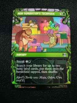 MTG New Generation's Technique Showcase Foil 0240 TMNT TMT NM - Image 1
