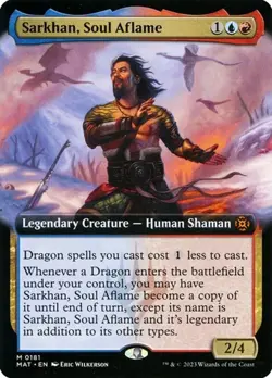 Sarkhan, Soul Aflame - Extended Art MAT LP MTG - Image 1