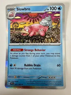 Pokemon Scarlet Violet Base SV1 Holo Rare 043/198 Slowbro - Image 1
