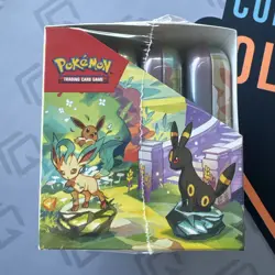 Pokemon TCG Prismatic Evolutions Mini Tin Display Sealed (8 mini tins) - Image 4