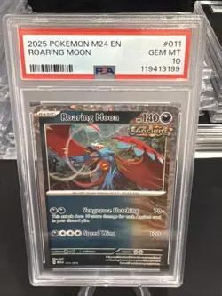 Pokemon Roaring Moon 011/015 Holo McDonald's 2025 EN NM PSA 10 - Image 1