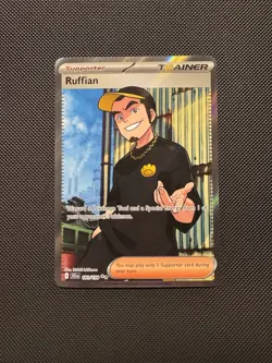 Pokemon TCG Ruffian 181/159 Sv09: Journey Together Ultra Rare Near Mint - Image 1