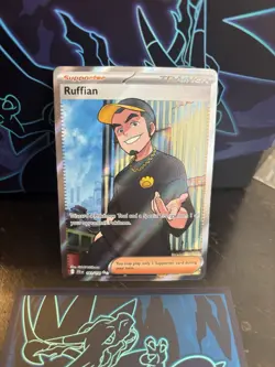 Pokemon Ruffian 181/159 : Journey Together Ultra Rare Holo Trainer-Supporter NM - Image 1