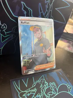 Pokemon Ruffian 181/159 : Journey Together Ultra Rare Holo Trainer-Supporter NM - Image 2