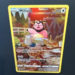 2023 Pokemon SWSH Crown Zenith Miltank Galarian Gallery Full Art #GG24/GG70 - Image 3