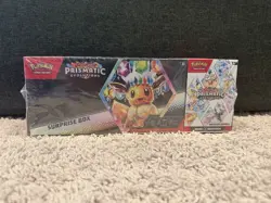 Pokemon TCG Prismatic Evolutions Surprise Box AND Booster Bundle NEW SEALED - Image 1