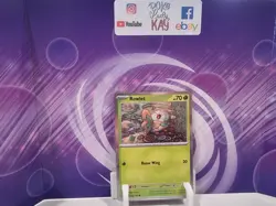 Pokemon TCG Rowlet 013/197 Cosmos Tomokazu Komiya Promos Obsidian Flames Cosmic - Image 1