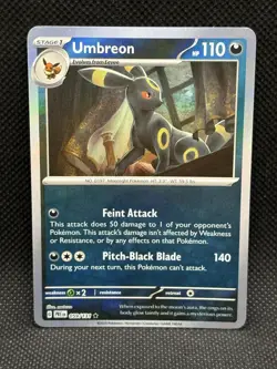 Pokemon TCG UMBREON Poke Ball 059/131 SV Prismatic Evolutions - Image 1