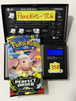 (VERY HEAVY)🔥 22.66g Pokemon TCG Perfect Order Booster Pack Factory Sealed✅ - Image 1