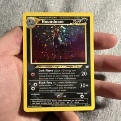 Pokemon Houndoom Neo Revelation Holo Rare 8/64 70 HP English 2000 - Image 1