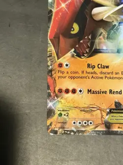 Pokemon TCG Groudon-EX XY XY42 Holo Promo Card Near Mint Condition - Image 4