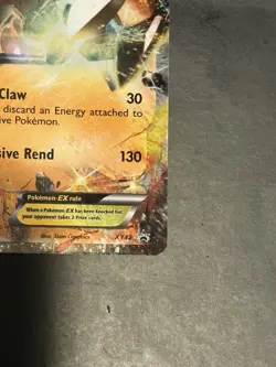 Pokemon TCG Groudon-EX XY XY42 Holo Promo Card Near Mint Condition - Image 5