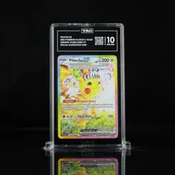 Pokemon Pikachu ex Surging Sparks Special Illustration Rare #238 TAG 10 Gem Mint - Image 1