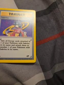 Pokemon Sabrina Gym Challenge #110 Non Holo - Image 5