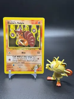 Blaine's Vulpix 66/132 Pokemon Gym Challenge Regular - LP - Image 1