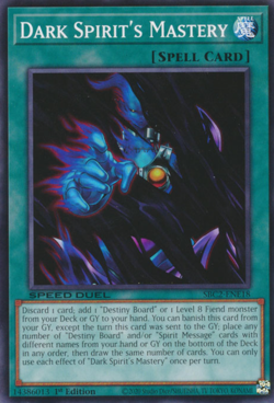 1X LP Dark Spirit's Mastery - SBC2-ENE18 - Common 1st Edition - Image 1