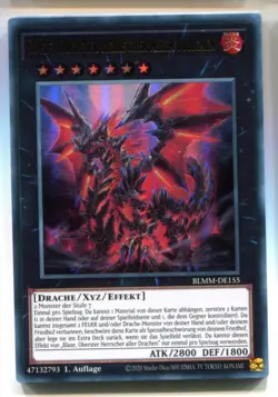 Yu-Gi-Oh! Blaze Oberster Herrscher Aller Drachen Ultra Rare BLMM-DE155 - Image 1