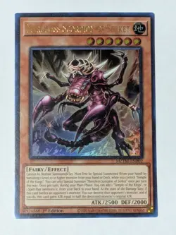 Merciless Scorpion of Serket Ultra Rare Yugioh! MZTM - Image 1