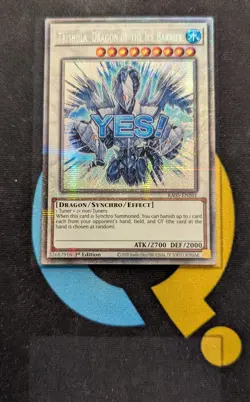 RA05-EN101 Trishula, Dragon of the Ice Barrier Variant Art Starlight Rare YuGiOh - Image 1