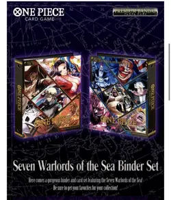 One Piece Card Game Seven Warlords of the Sea Binder Set - Factory Sealed - Image 1