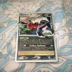Pokemon Darkrai LV.X 104/106 Great Encounters Ultra Rare Holo 100 HP Card - Image 1
