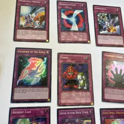 VTG YuGiOh 32 PURPLE Card LOT~9 TRUE 1st Editions 24 HOLO & MORE! WABOKU 1st - Image 2