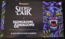 MTG Secret Lair x D&D: Black Lights & Dark Dungeons Non-Foil Edition SEALED - Image 1