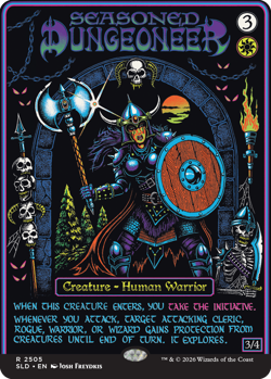 MTG Secret Lair x D&D: Black Lights & Dark Dungeons Non-Foil Edition SEALED - Image 3