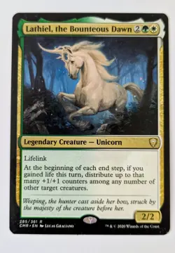 Lathiel, the Bounteous Dawn Commander Deck | 35 Rares/Mythics | Sleeved & Boxed - Image 2