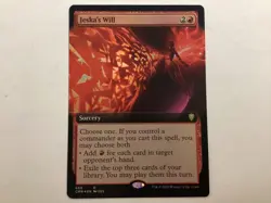 MTG Commander Legends JESKA’S WILL Extended Art Foil NM (0141) Graded Power - Image 1