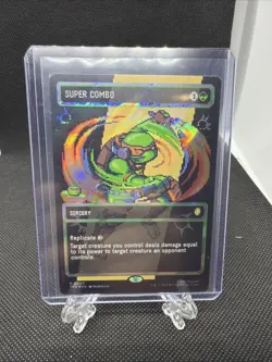 Super Combo (Borderless) (Surge Foil) CommanderTeenage Mutant Ninja Turtles Foil - Image 1