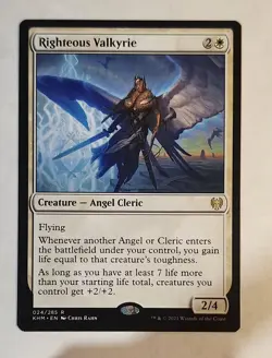 Righteous Valkyrie 24 - Kaldheim (KHM) - Regular NM - Image 1