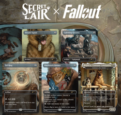 MTG Secret Lair x Fallout - Greet The Dog (Non-Foil)​ Sealed - in hand - Image 1