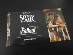 MTG Secret Lair x Fallout - Greet The Dog (Non-Foil)​ Sealed - in hand - Image 2