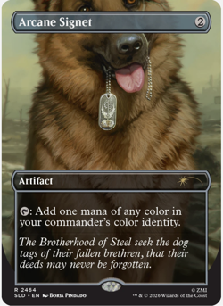 MTG Secret Lair x Fallout - Greet The Dog (Non-Foil)​ Sealed - in hand - Image 4