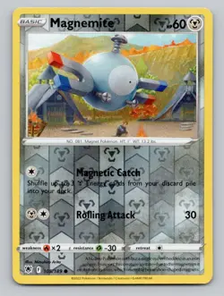 Reverse Holo Magnemite 105/189 Common Astral Radiance Pokemon - Image 1