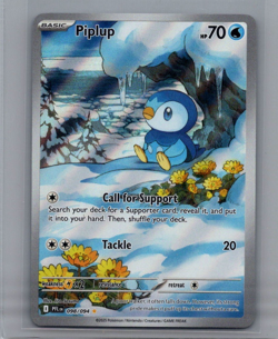 Piplup 098/094 Illustration Rare Pokemon TCG Phantasmal Flames Holo NM - Image 1