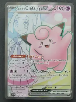 Lillie's Clefairy ex 173/159 Ultra Rare Journey Together Pokemon TCG - Image 1