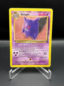 Pokemon TCG Gengar 20/62 Fossil Rare Non Holo Unlimited WOTC Vintage HP - Image 1