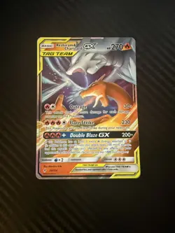 Pokemon Reshiram & Charizard GX Tag Team 20/214 Unbroken Bonds NM - Image 1