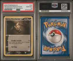 2004 POKEMON EX TEAM MAGMA VS TEAM AQUA #54 AQUA'S POOCHYENA LOW POP POP 14! - Image 3