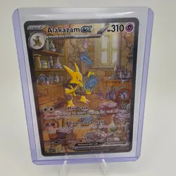 Alakazam ex 201/165 - Pokemon Scarlet & Violet 151 Special Illustration NM - Image 3