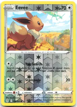 Eevee 125/203 Common Evolving Skies Pokemon Reverse Holo Lightly Played - Image 1