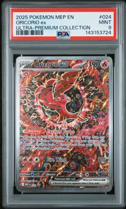 2025 POKEMON MEP PROMO ULTRA-PREMIUM COLLECTION #024 ORICORIO EX PSA 9 - Image 1
