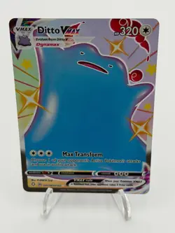 Pokemon TCG Ditto VMAX SV119/SV122 Shining Fates Full Art Ultra Rare NM A - Image 1